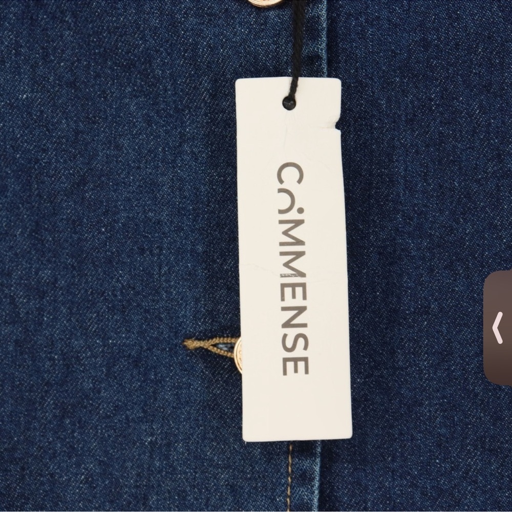 Commense Blue Denim Vest - Picture 11 of 13